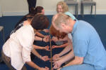 team building helium stick